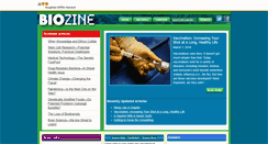 Desktop Screenshot of biologybiozine.com