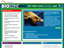 Tablet Screenshot of biologybiozine.com